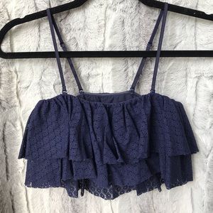 !! SOLD!! Aerie Ruffled Crop Top